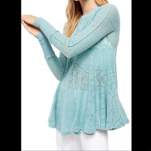 Free People Coffee in the Morning sweater tunic